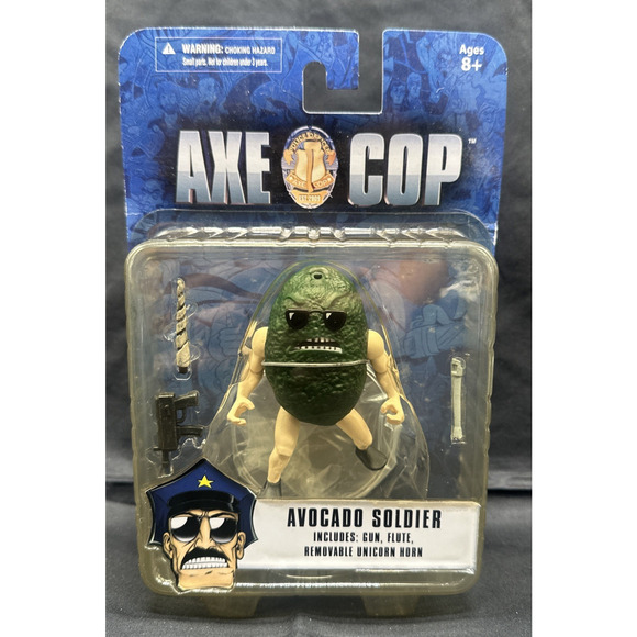 Mezco Other - Axe Cop Avocado Soldier Action Figure Mezco Toyz Dark Horse Comics New